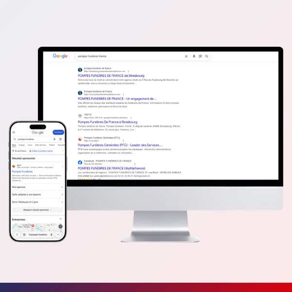 Soyez en tête des résultats Google.
